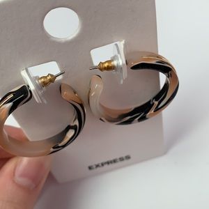 Fun Hoops with gold accent